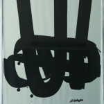 Plakatentwurf Pierre Soulages - Foto: Uwe Paesler (Kieler Nachrichten)