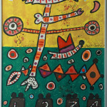 Plakatentwurf Alan Davie - Foto: Uwe Paesler (Kieler Nachrichten)